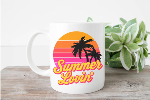 Summer Lovin SVG PNG DXF EPS Cut File - Cricut & Silhouette Design SVG So Fontsy VIP Design Shop 