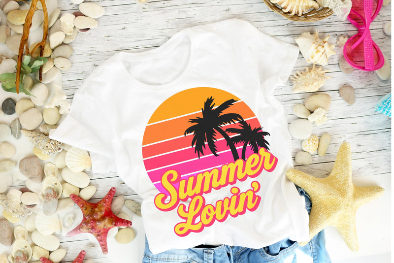 Summer Lovin SVG PNG DXF EPS Cut File - Cricut & Silhouette Design SVG So Fontsy VIP Design Shop 