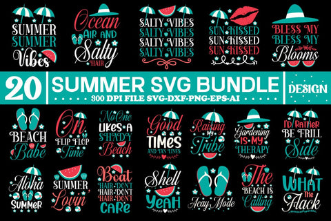 Summer Mega Bundle ,Summer Big Bundle SVG Cut File,70 designs,Quotes and Sayings,Food & Drink,On Sale, Print & Cut SVG designmaster24 