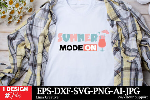 Summer Mode on SVG Design, Summer Mode on Sublimation PNG, Summer SVG,Summer SVG Design,Summer Shirt Design,Summer Sublimation PNG,Beach SVG Cut File SVG Insomnia Std 
