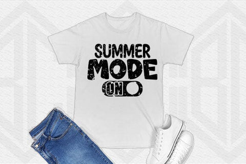 Summer Mode On SVG Retro Summer Beach Cut File for Cricut SVG BillahCrafts 