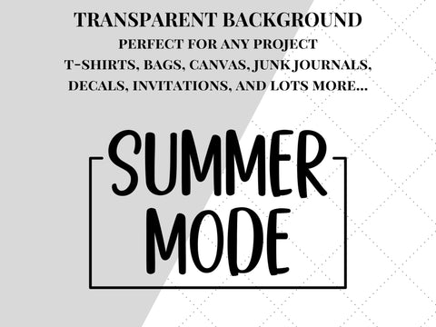 Summer Mode SVG | Vacation PNG SVG Paige Cole Studio 