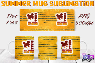 Summer Mug Sublimation | 11 Oz 15 Oz Mug Sublimation | PNG File Sublimation The T Store Design 