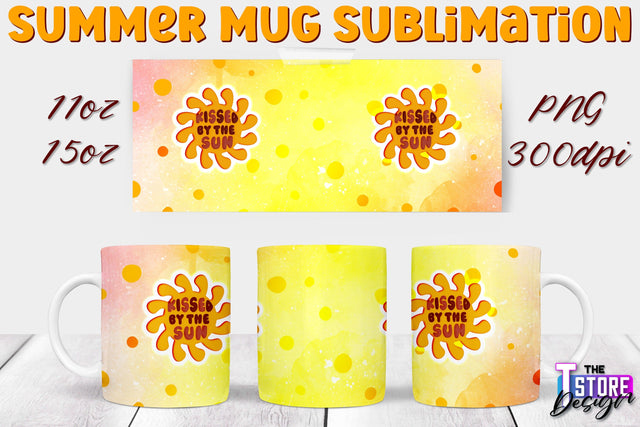 Summer Mug Sublimation | 11 Oz 15 Oz Mug Sublimation | PNG File Sublimation The T Store Design 