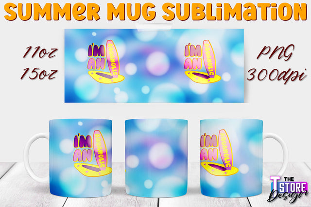 Summer Mug Sublimation | 11 Oz 15 Oz Mug Sublimation | PNG File Sublimation The T Store Design 