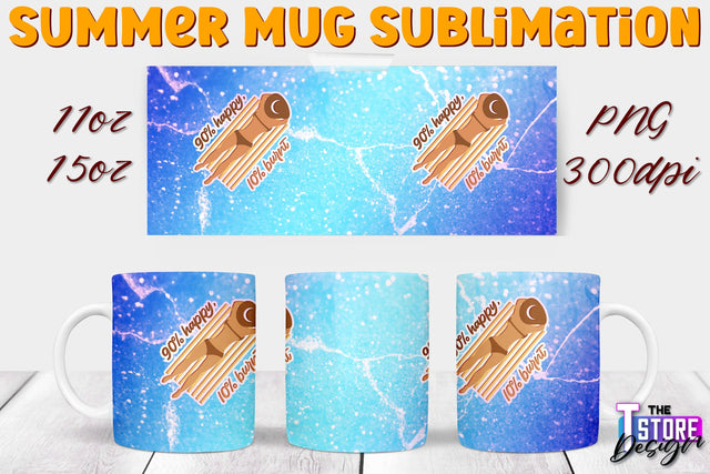 Summer Mug Sublimation | 11 Oz 15 Oz Mug Sublimation | PNG File Sublimation The T Store Design 