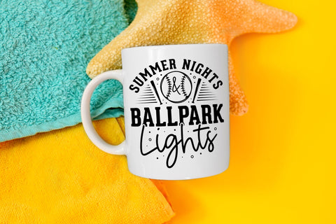 Summer Nights & Ballpark Lights SVG SVG CraftLabSVG 