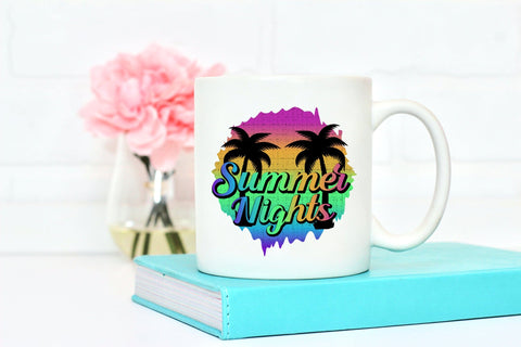 Summer Nights PNG Sublimation Design Sublimation CraftLabSVG 