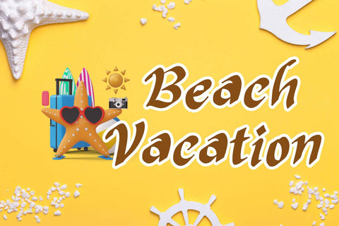 Summer Outfits Font Prasetya Letter 