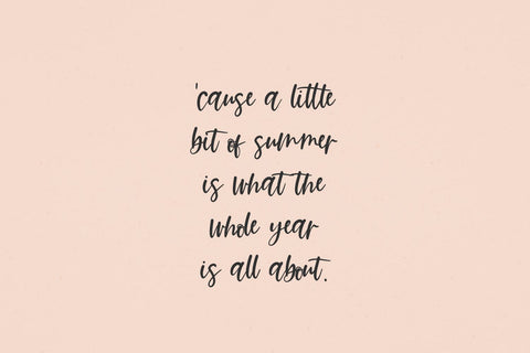 Summer Paradise Script Font Beck McCormick 