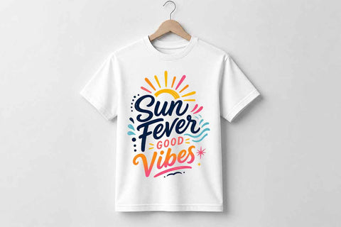 Summer PNG | Sun Fever Good Vibes Sublimation Digital Download SVG BillahCrafts 
