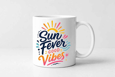 Summer PNG | Sun Fever Good Vibes Sublimation Digital Download SVG BillahCrafts 