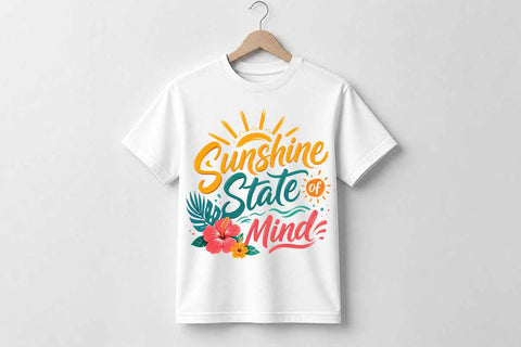 Summer Quote PNG | Sunshine State of Mind Sublimation Download SVG BillahCrafts 