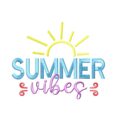 Summer Quotes Embroidery Designs Bundle – Beach, Sun & Fun Sayings for Machine Embroidery Embroidery/Applique DESIGNS HappyDesignStudio 