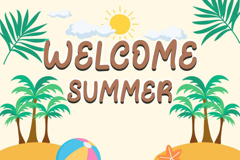 Summer Quotes Font Prasetya Letter 