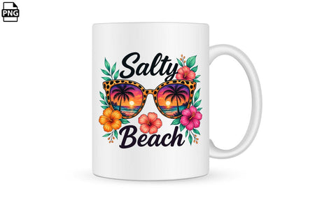 Summer Salty Beach PNG Printable File Sublimation Creativedesigntee 