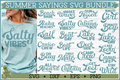 Summer Sayings SVG Bundle SVG Crunchy Pickle 