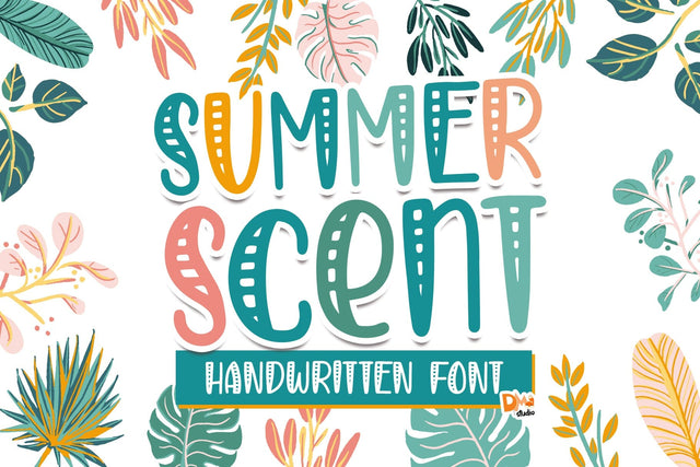 Summer Scent Font Dm Letter Studio 