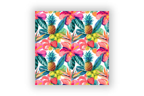 Summer Seamless Patterns Digital Paper, Tropical Floral Bundle Pack, Printable Scrapbook Paper, Bright Paradise Botanical Design Collection Digital Pattern FloridPrintables 