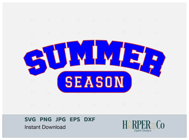 Summer Season Laser SVG EPS Cut File SVG HarperNCo 