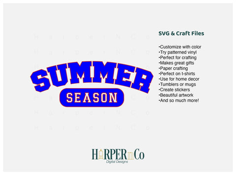 Summer Season Laser SVG EPS Cut File SVG HarperNCo 