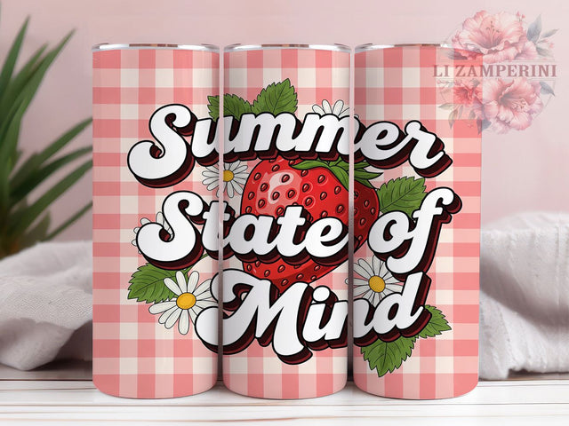 Summer State Coastal Vibes Tumbler, Beach Vibes Sublimation PNG, 20oz Skinny Tumbler Design, Tropical Mood Wrap, Ocean Sunset Tumbler, Summer Quote Tumbler PNG Sublimation Li Zamperini 