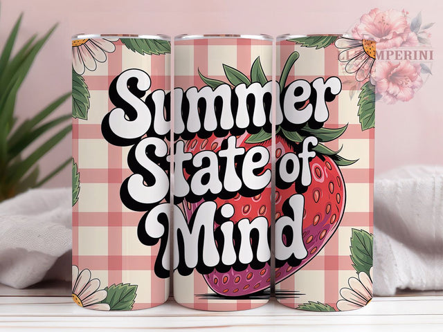 Summer State Coastal Vibes Tumbler, Beach Vibes Sublimation PNG, 20oz Skinny Tumbler Design, Tropical Mood Wrap, Ocean Sunset Tumbler, Summer Quote Tumbler PNG Sublimation Li Zamperini 