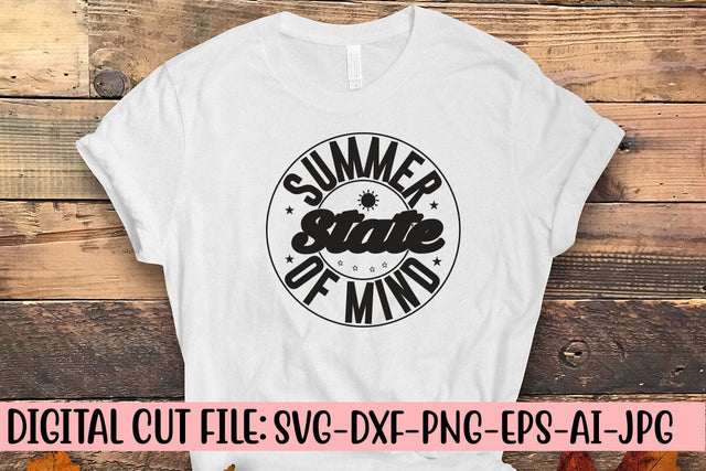 Summer State of Mind SVG Cut File SVG Syaman 