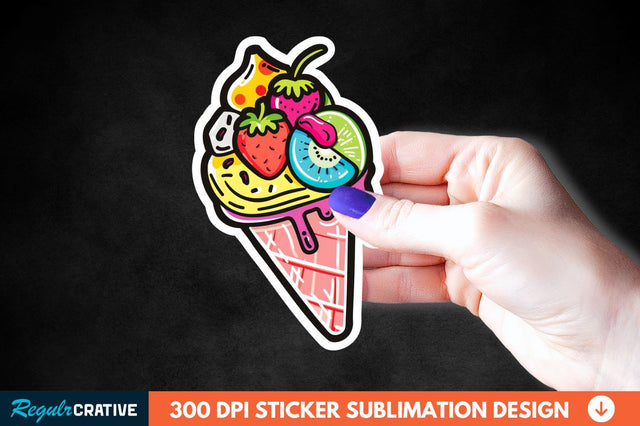 Summer Sticker Clipart Sublimation Regulrcrative 