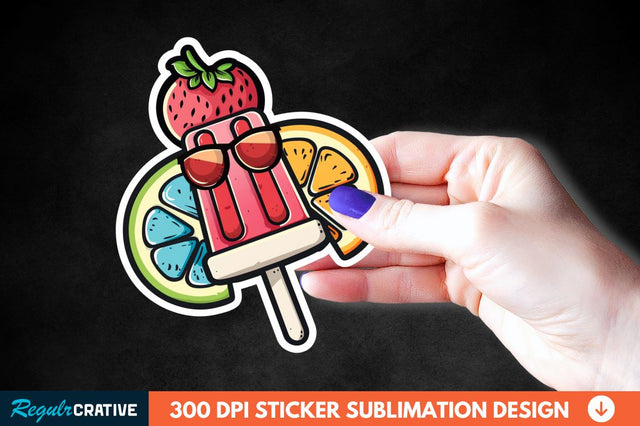 Summer Sticker Clipart Sublimation Regulrcrative 