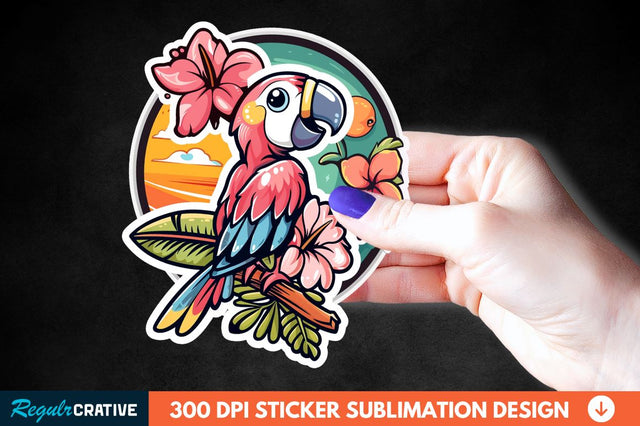 Summer Sticker Clipart Sublimation Regulrcrative 
