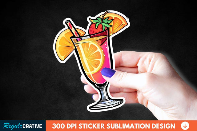 Summer Sticker Clipart Sublimation Regulrcrative 