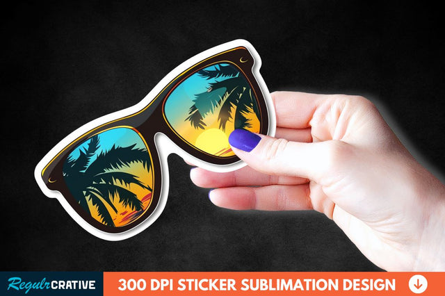 Summer Sticker Clipart Sublimation Regulrcrative 