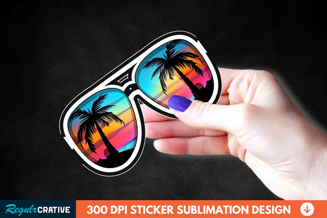 Summer Sticker Clipart Sublimation Regulrcrative 