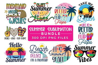Summer Sublimation Bundle | 20 Designs Sublimation CraftLabSVG 
