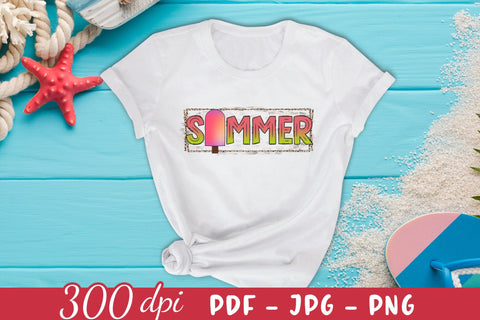 Summer Sublimation Design PNG, JPG, PDF Sublimation CraftLabSVG 