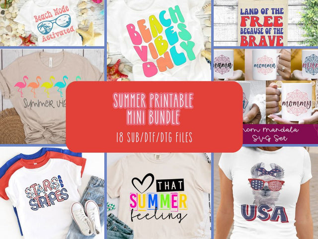 Summer Sublimation Mini Bundle Bundle So Fontsy Design Shop 