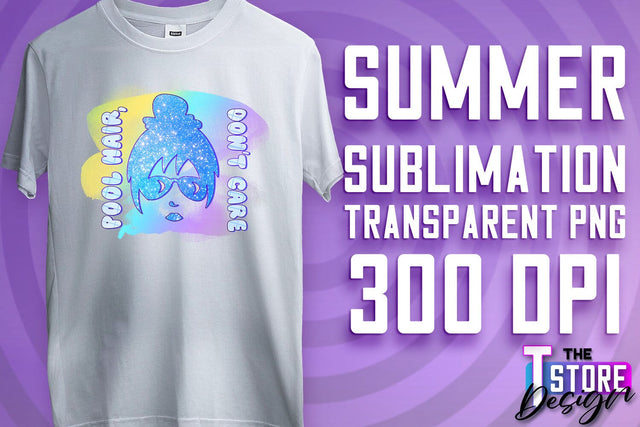Summer Sublimation | T-Shirt Design | PNG File Sublimation The T Store Design 