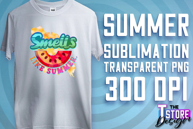 Summer Sublimation | T-Shirt Design | PNG File v.2 Sublimation The T Store Design 