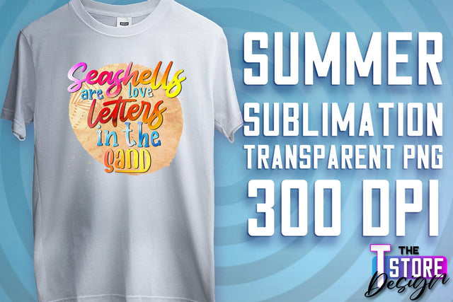 Summer Sublimation | T-Shirt Design | PNG File v.2 Sublimation The T Store Design 