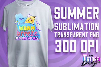 Summer Sublimation | T-Shirt Design | Summer Quotes PNG | PNG File Sublimation The T Store Design 
