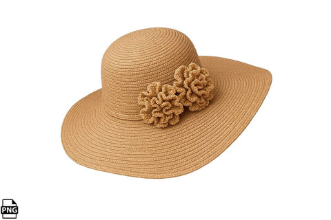 Summer Sun Hat PNG Clipart Bundle Printable File Sublimation Creativedesigntee 