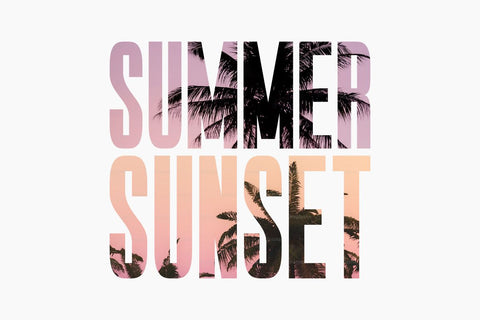 Summer Sunset - Sublimation Font Font Masyafi Studio 