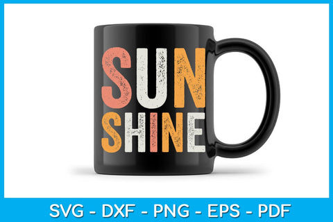 Summer Sunshine SVG PNG PDF Cut File SVG Creativedesigntee 