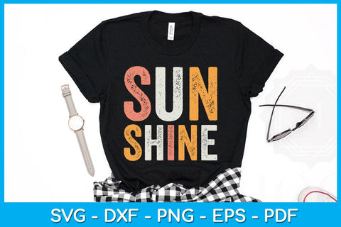 Summer Sunshine SVG PNG PDF Cut File SVG Creativedesigntee 