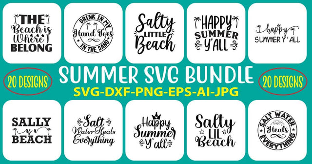 Summer SVG Biundle SVG Syaman 