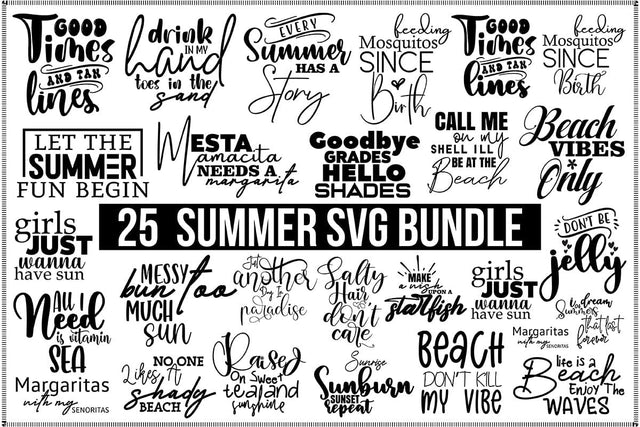 Summer SVG Bundle Digital Pattern orpitasn 