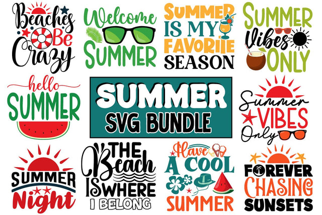Summer SVG BUndle, Summer T-shirt Design BUndle, Summer SVG Quotes, Summer Sublimation BUndle, Summer Retro Design, Welcome Summer SVG Insomnia Std 