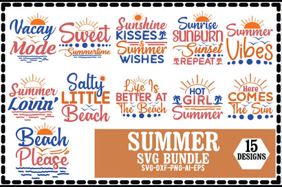 Summer Svg Bundle SVG CraftlabSvg55 