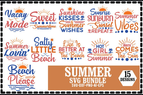 Summer Svg Bundle SVG CraftlabSvg55 